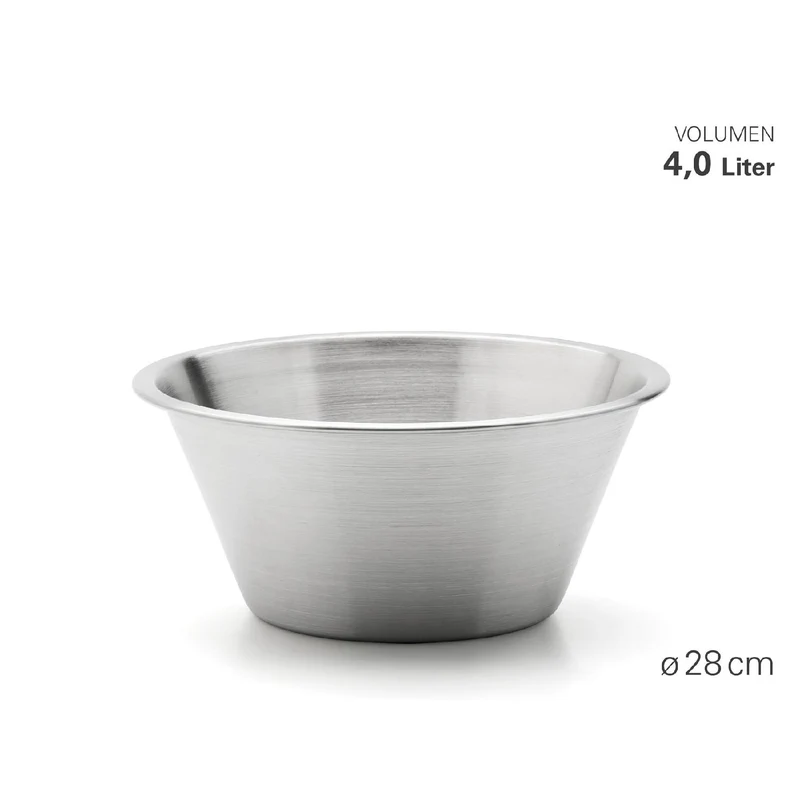 Weis Schüssel "Gastro +" aus Edelstahl Ø 28 cm