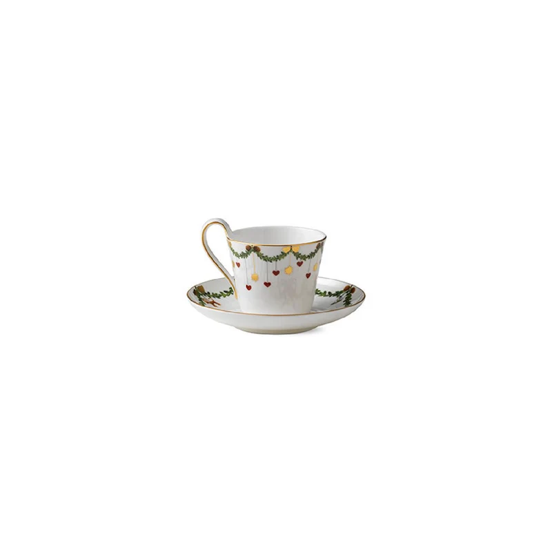 Royal Copenhagen Tasse mit Untertasse mit hohem Henkel - 24 cl