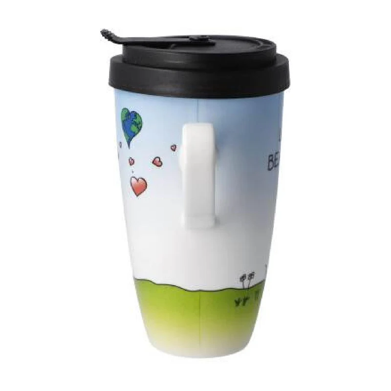 Goebel Wohnaccessoires Der kleine Yogi - "Life is beautiful" - Mug To Go