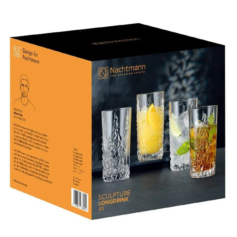NACHTMANN Sculpture Longdrinkglas, 4er Set