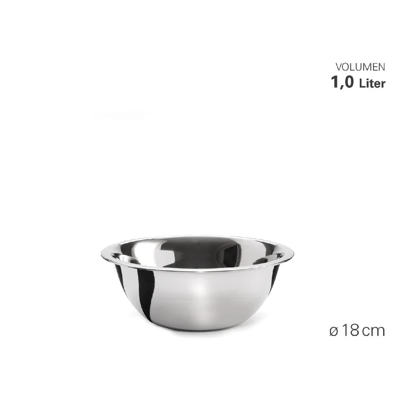 Weis Schüssel "Gastro" aus Edelstahl Ø 18 cm
