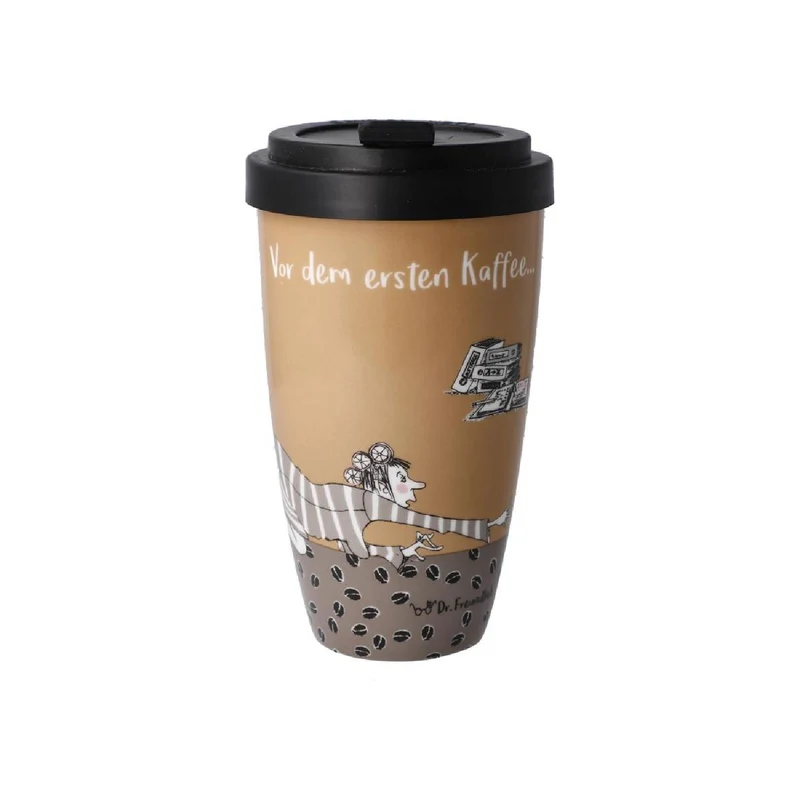 Goebel Barbara Freundlieb - "Vor dem ersten Kaffee" - Mug To Go