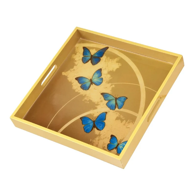 Blue Butterflies - Tablett