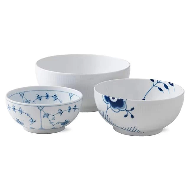 Royal Copenhagen - Schalen Set - 3 Stück - 110 cl, 180 cl, 310 cl